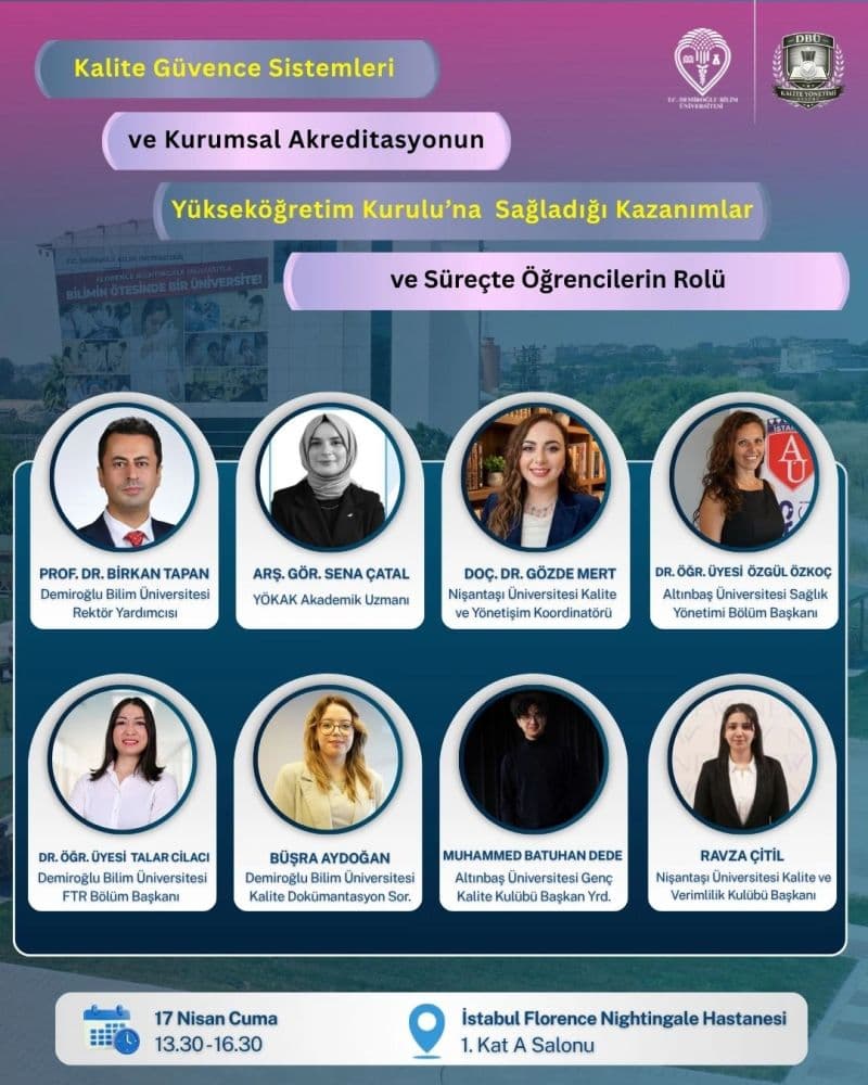 Kalite Buluşması: Demiroğlu Bilim Üniversitesi’nde Sektörle Buluşuyoruz!